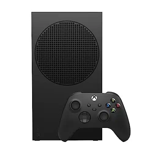 Microsoft Xbox Series S TB SSD Console Carbon Black   Includes Xbox Wireless Controller   Up to frames per second   GB RATB SSD   Experience high dynamic range   Xbox Velocity Architecture