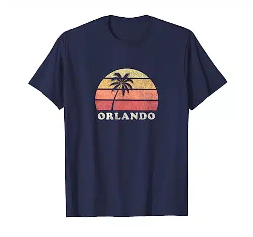 Orlando FL Vintage s Retro Throwback Design T Shirt