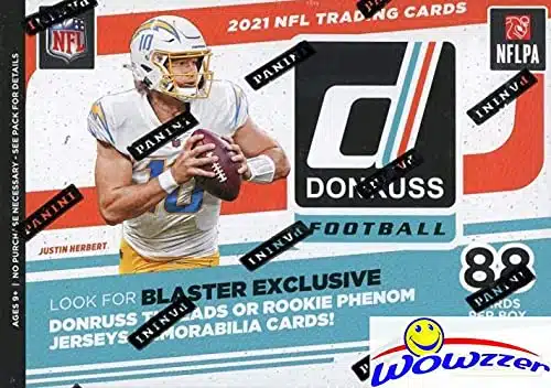 Panini DONRUSS Football EXCLUSIVE HUGE Factory Sealed Retail Box with Cards! Look Rookies & Autos of Mac Jones, Trevor Lawrence, Justin Fields, Zach Wilson, Trey Lance & Many 