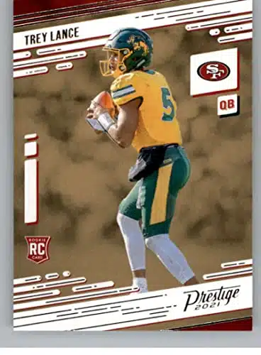 Panini Prestige #Trey Lance RC Rookie Card San Francisco ers Official NFL Football Trading Card in Raw (NM or Better) Condition