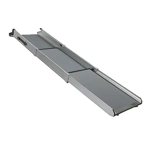 PetSafe Happy Ride Compact Telescoping Dog Ramp for Cars, Trucks, & SUVs   Extends to Inches, Portable Pet Ramp for Large Dogs, Non Slip   Weighs Only lb, Supports up to lb