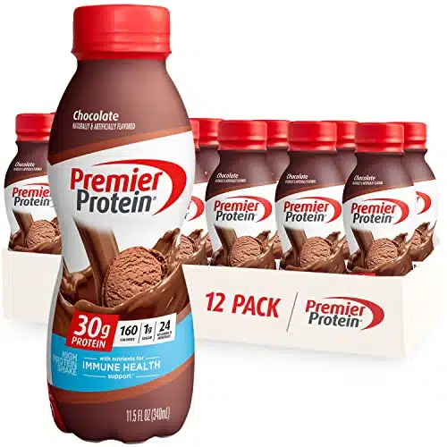 Premier Protein Shake g Protein g Sugar Vitamins Minerals Nutrients to Support Immune Health For keto diet , Chocolate, Fl Oz (Pack of ), Liquid,Powder, Bottle