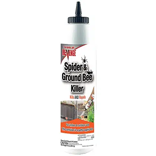 Revenge Spider & Ground Bee Killer for Indoors and Outdoors, oz Ready to Use Dust Treatment Repels Ants, Bees, Roaches, Spiders and More