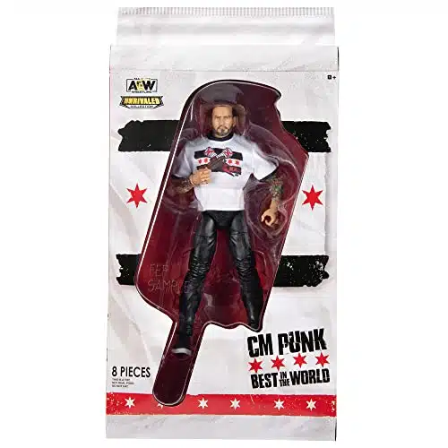 Ringside First Dance CM Punk   AEW Exclusive Toy Wrestling Action Figure