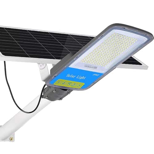 Solar Street Light, Lumens Dusk to Dawn Solar Outdoor Lights Remote Control Waterproof IPK Security Solar Flood Light for Yard, Garage, Garden