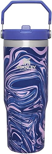 Stanley IceFlow Flip Straw Tumbler oz Lapis Swirl