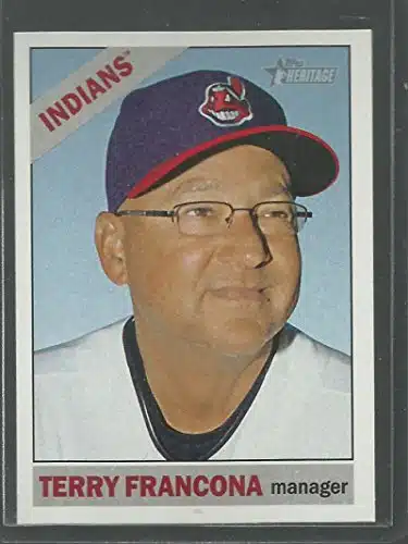 Topps Heritage #Terry Francona Indians MLB Baseball Card NM MT