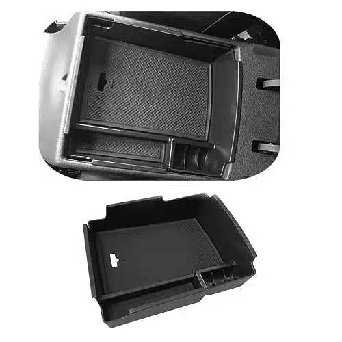 VESUL Center Console Armrest Storage Box Compatible with Hyundai Elantra ABS Tray Insert Organizer Glove Pallet