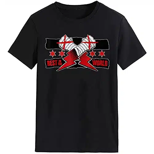 Vodtyicts cm of Punk Shirt Aew cm of Punk Best in The World T Shirt Black, X Large