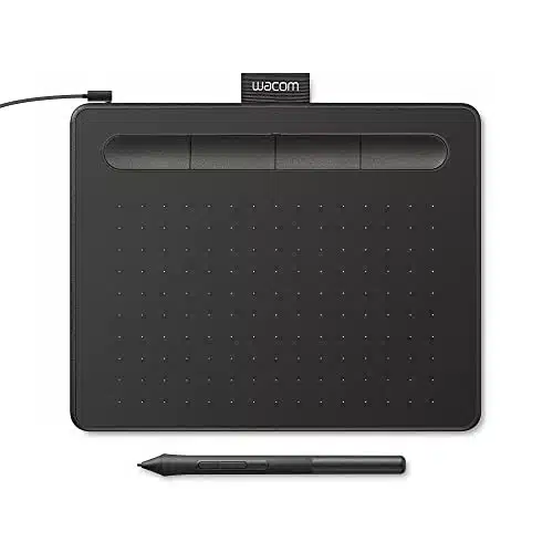 Wacom Intuos Small Graphics Drawing Tablet, includes Training & Software; Customizable ExpressKeys Compatible With Chromebook Mac Android & Windows, photovideo editing, design