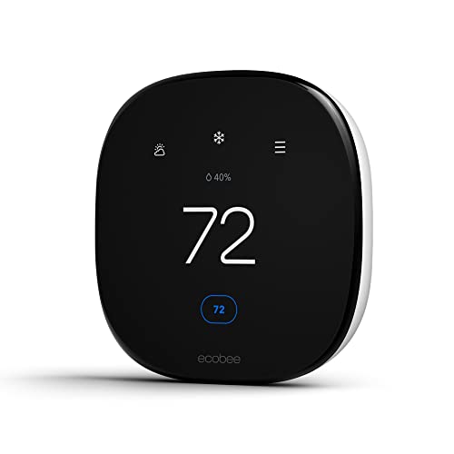 ecobee New Smart Thermostat Enhanced   Programmable Wifi Thermostat   Works with Siri, Alexa, Google Assistant   Energy Star Certified   Smart Home