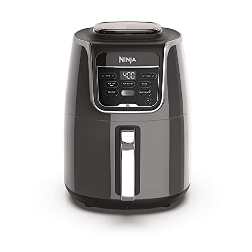 Ninja AFAMZ Air Fryer XL, Qt. Capacity that can Air Fry, Air Roast, Bake, Reheat & Dehydrate, with Dishwasher Safe, Nonstick Basket & Crisper Plate and a Chef Inspired Recipe 