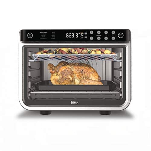 Ninja DTFoodi in XL Pro Air Fry Digital Countertop Convection Toaster Oven with Dehydrate and Reheat, atts, Stainless Steel Finish