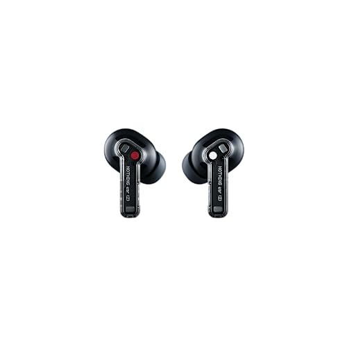 Nothing Ear ireless Earbuds Active Noise Cancellation to db, Bluetooth in Ear Headphones with Wireless Charging,H Playtime IPaterproof Earphones for iPhone & Android,Black