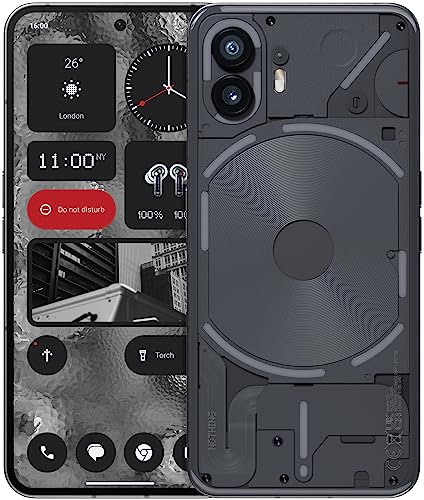 Nothing Phone ()   GB + GB Ram, Glyph Interface, OS , P Dual Camera,OIS,  LTPO OLED Display, mAh Battery, Water Resistant IP, LTE, GSM only, Android Phone, Dark Grey