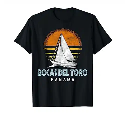 Vintage Nautical Boat Shirt   Bocas Del Toro Panama Yacht