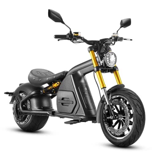 eAhora S Electric Motorcycle for Adults,PH V Ah Lithium Battery iles Long Range, Full Suspension Dual Hydraulic Brakes,IPColor LCD Display Street Legal High Speed Scooter, Bla