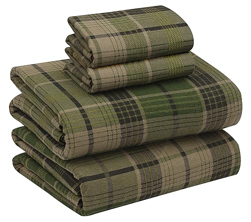 RUVANTI Flannel Sheets California King   % Cotton Brushed Bed Sheet Sets   Deep Pockets Inches (fits up to )   All Seasons Breathable & Super Soft   Warm & Cozy   Pcs   DNA Pl
