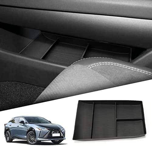 smabee Compatible with Lexus RZ e Central Control Storage Tray Center Console Organizer Tray Box Under The Center Console for RZe Silicone Material Interior Accessories