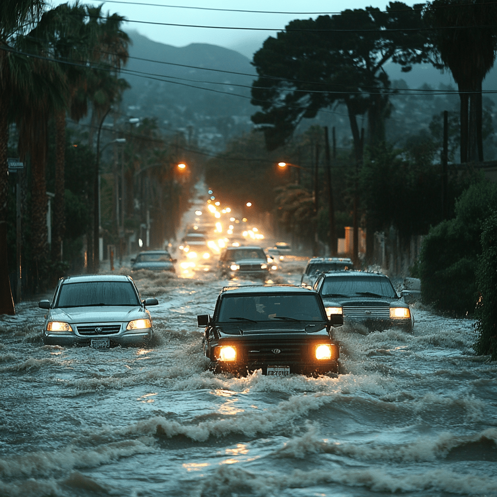 california storms flooding