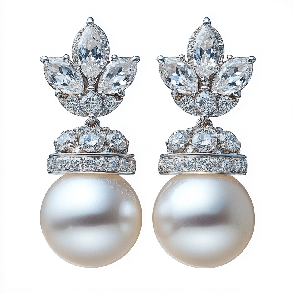 double pearl hinged earrings from tiffany & co