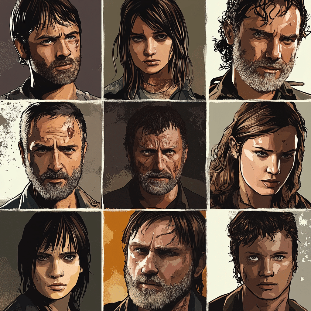 walking dead characters